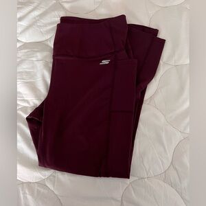 Skechers Leggings Burgandy Size XL